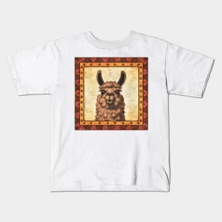 Ms. Llama Picture Day Kids T-Shirt